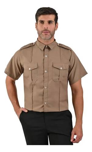 Camisa de Seguridad Manga Corta — Escolta Piloto Policía