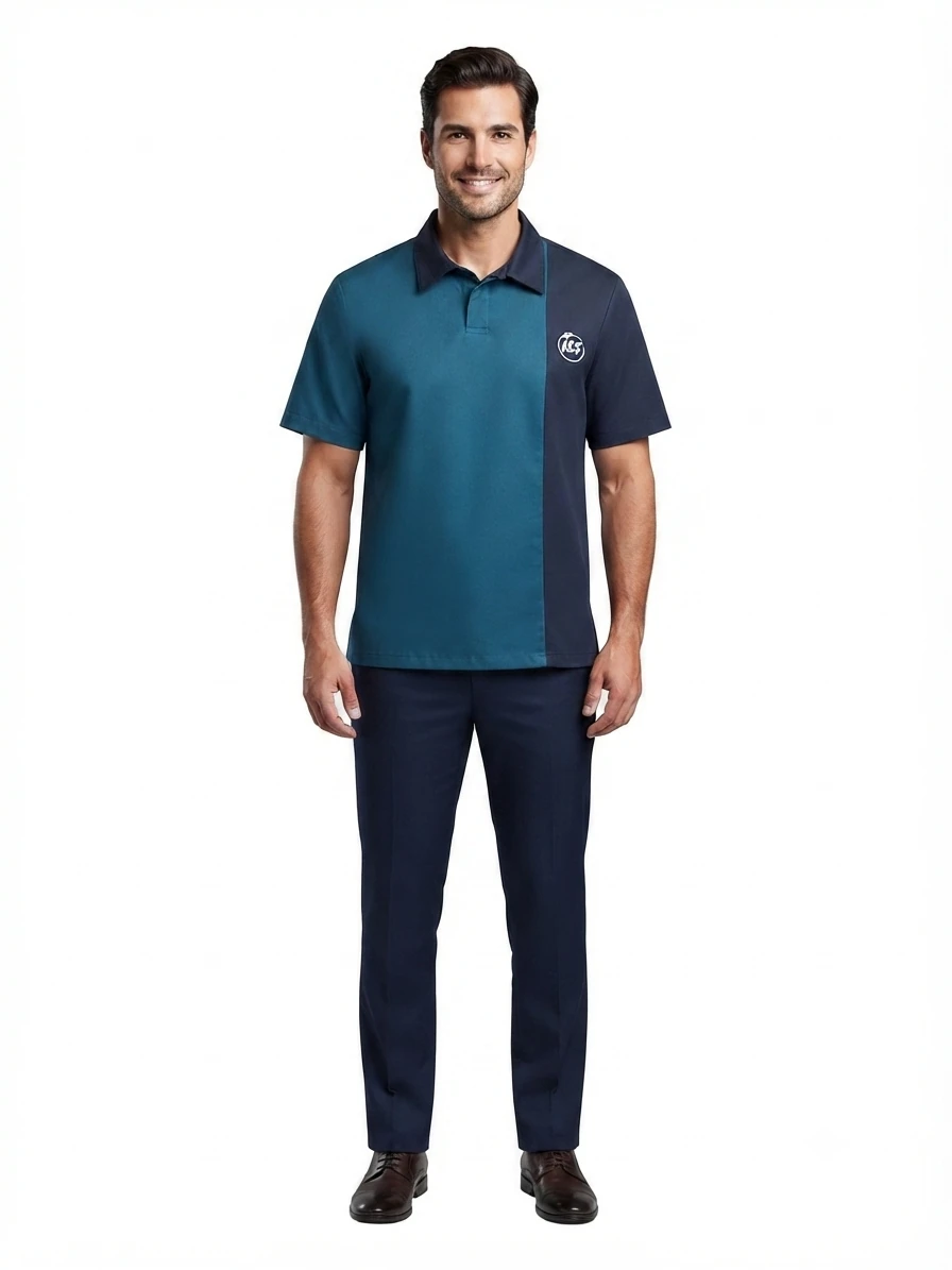 limpieza-polo-bicolor-verde-petroleo.webp