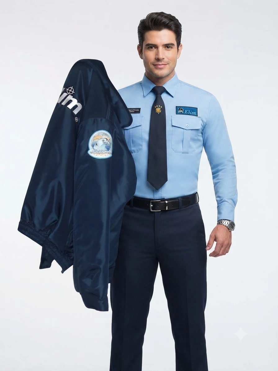 seguridad-camisa-azul-corbata-chamarra-marino.webp