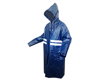 zimpermeableImpermeable tipo gabardina, con capucha y cintas reflejantes  Color- negro, azul y amarillo4.jpg